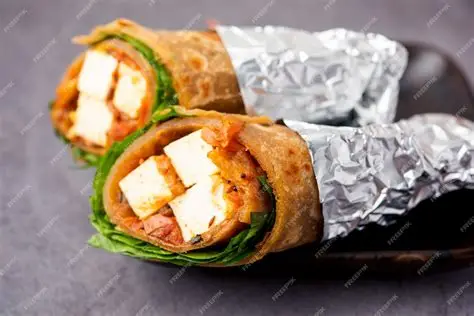 Paneer tikka roll recipe complete making method