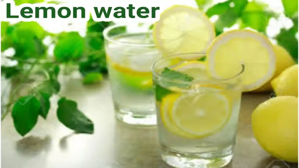 How to make lemon water for glowing skin