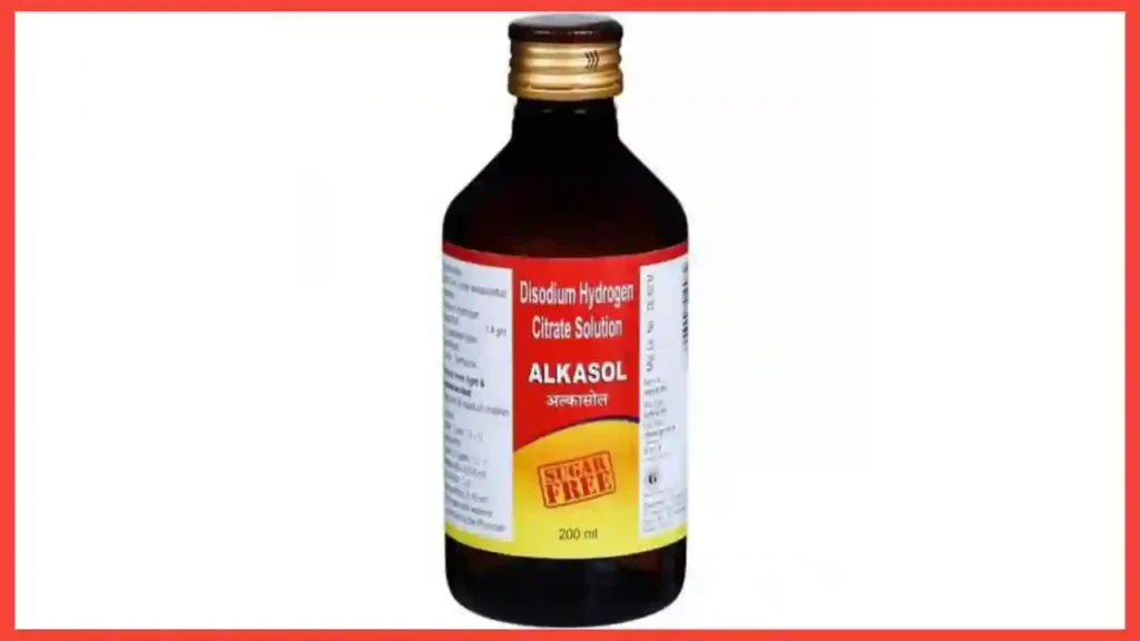 Alkasol syrup uses and benefits for burning sensation in urine