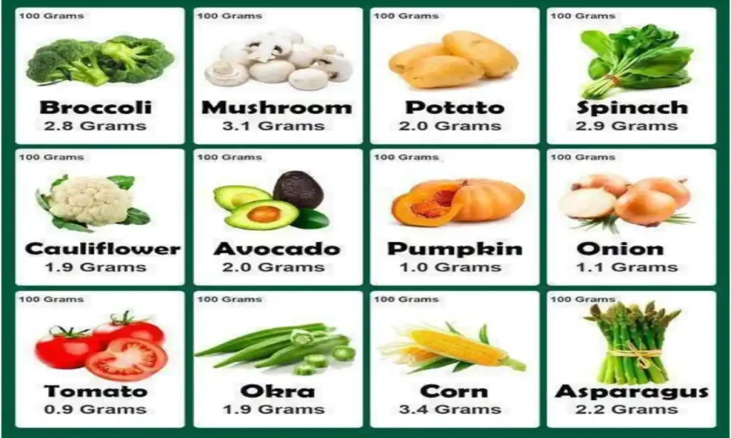 Vegetable protein rich food