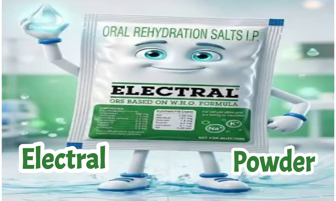 Electral powder benefits for diarrhea, vomiting and athletes